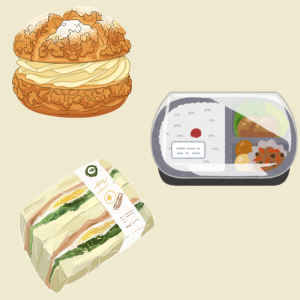 コンビニの食品